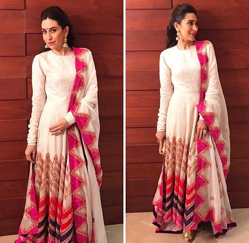 Karisma Kapoor In Anamika Khanna