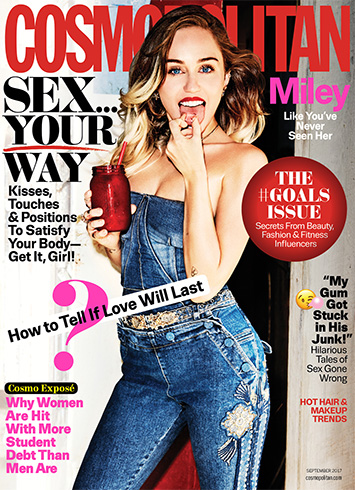 Miley Cyrus on Cosmopolitan