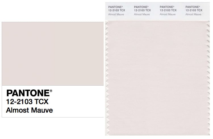 PANTONE 12-2103 Almost Mauve