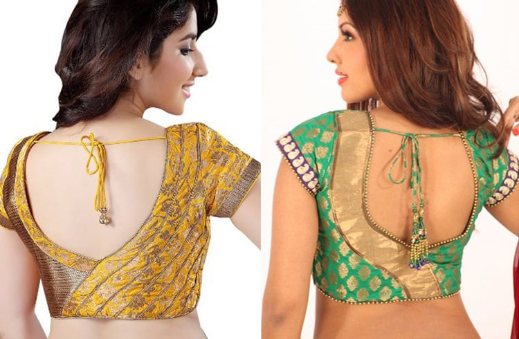 Patch Work Blouse Designs For Silk Sarees