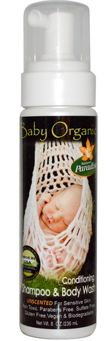 Baby Organic Conditioning Shampoo & Body Wash 8 oz.