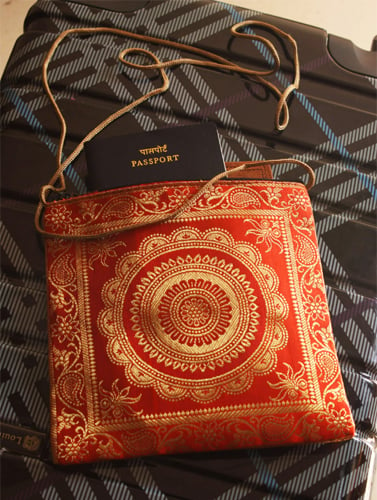 Bag With Banarasi Saree