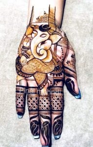 Deities Mehndi Designs