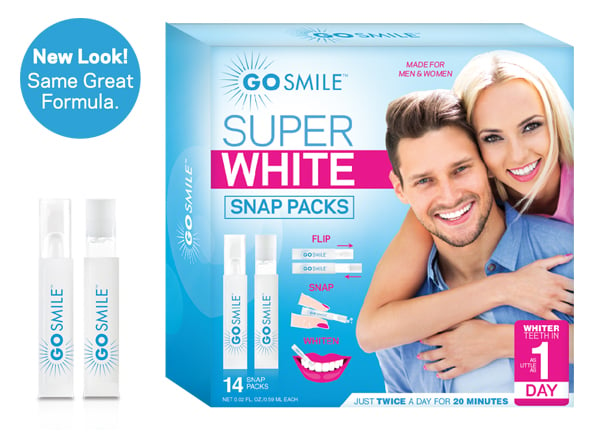 Go SMILE Super White Snap Packs