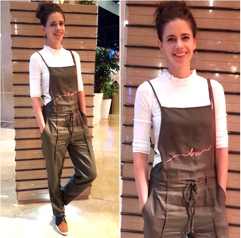 Kalki Koechlin's Brown Jumpsuit