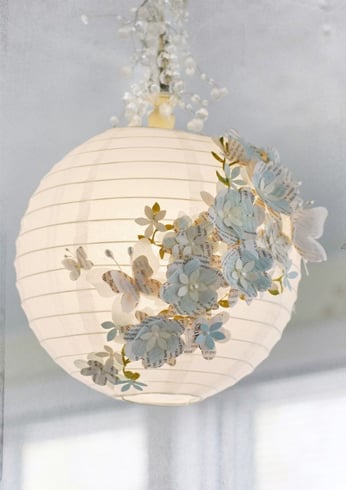 Lovely White Paper Lamp