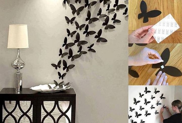 Paper Butterfly Wall Art