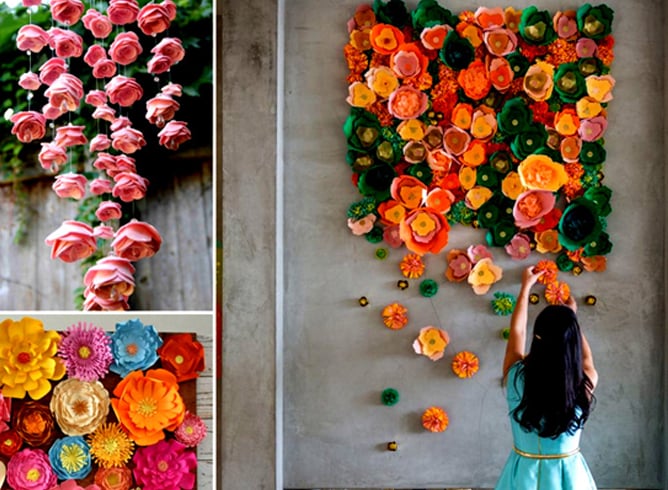 Paper Flowers Art