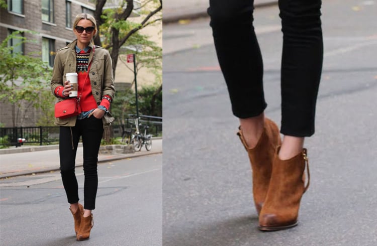 Skinny ankle boots