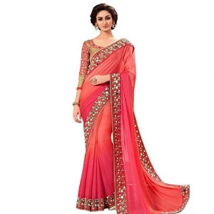 Yashika Womens Georgette Saree