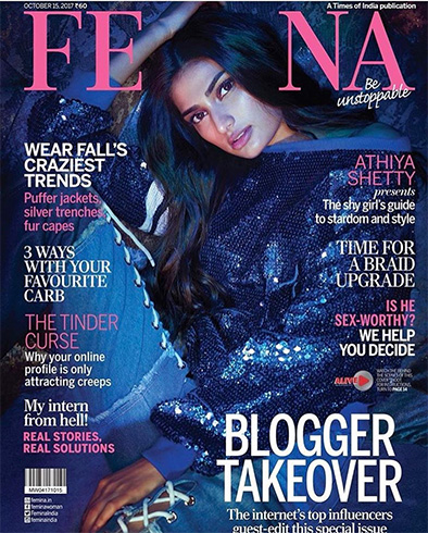 Athiya Shetty on Femina