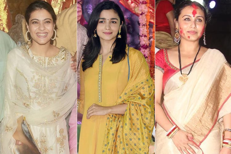 Bollywood Celebrities Durga Puja Celebrations