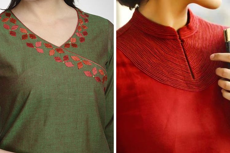 collar neck designs on Pinterest