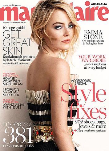 Emma Stone for Marie Claire Australia