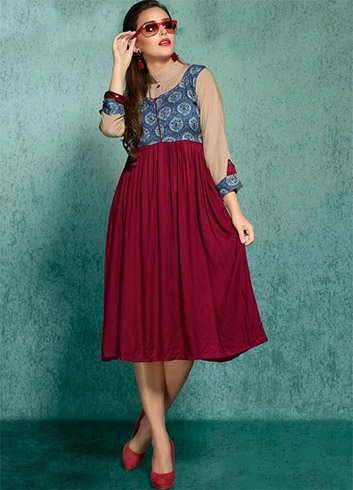 Frock Style Kurti