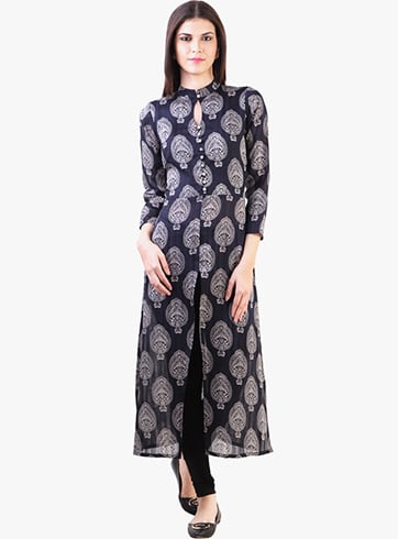 Front-slit Pakistani Designer Kurtis