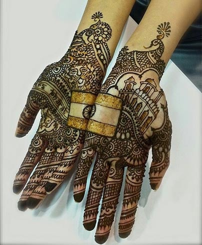 independence day mehndi designs