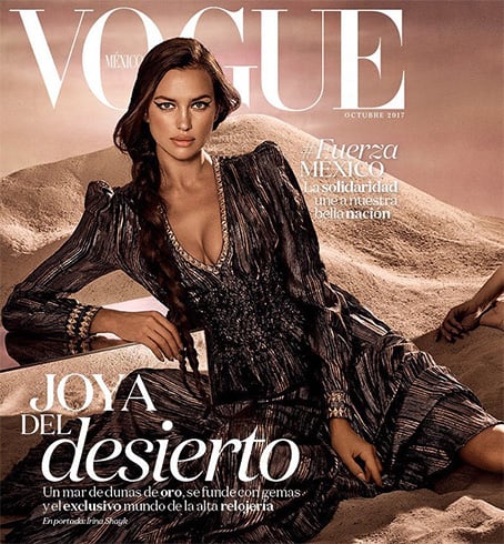 Irina Shayk for Vogue Mexico