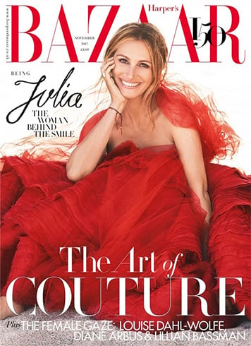 Julia Roberts for Harper's Bazaar UK