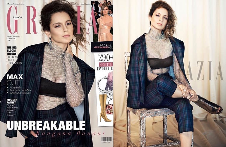 Kangana Ranaut on Grazia