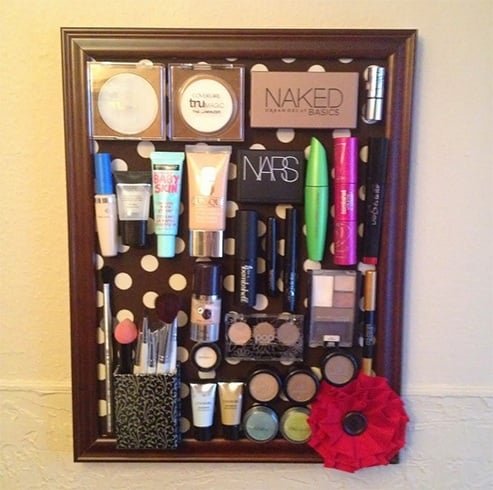 DIY Cosmetic Organizer