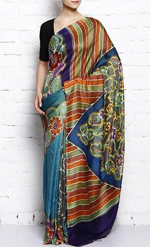 Muga Silk Sari