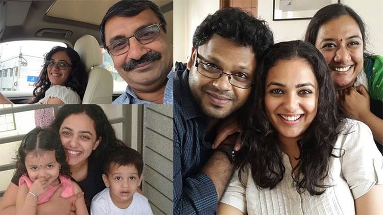 Nithya Menen Family