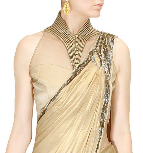 Sweetheart Neckline Blouse