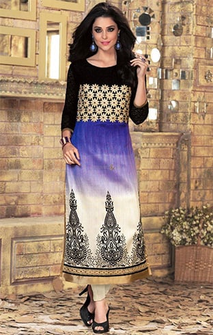 Tunic Style Pakistani Designer Kurtis