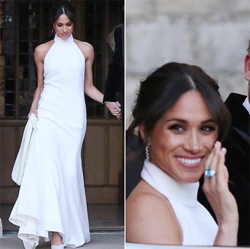 Meghan Markle Reception Outfit