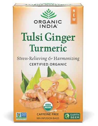 Organic India Tulsi Tea Turmeric Ginger