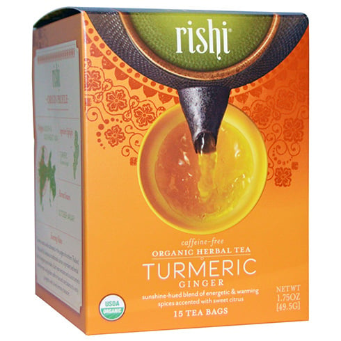 Rishi Organic Herbal Tea Turmeric Ginger