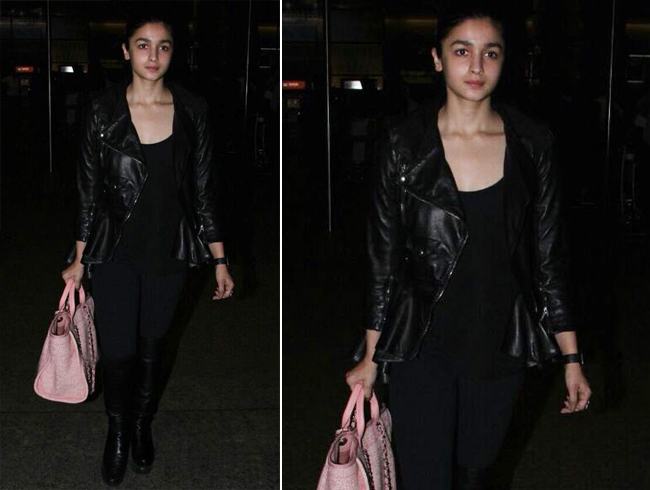 Alia Bhatt at Airport Fashion