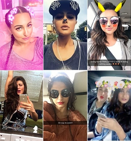 Celebrities Snapchat