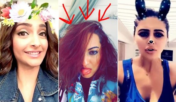 Bollywood Celebrities On Snapchat