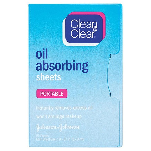 Clean and Clear Oil Absorbing Sheets