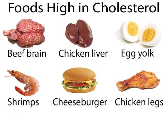 Foods High in Cholesterol