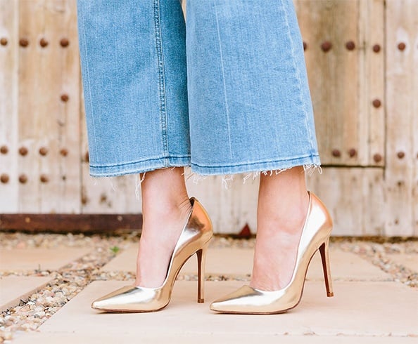 Golden Pumps