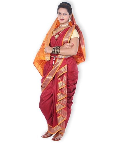 Maharashtrian Nauvari Saree