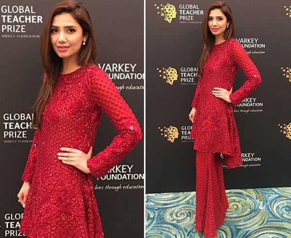 Mahira Khan in Red