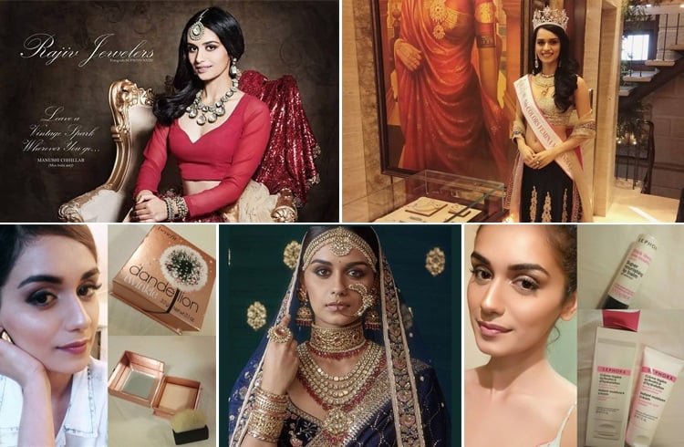 Manushi Chhillar Brands