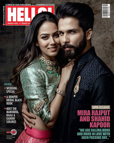 Mira Rajput with Shahid Kapoor on Hello