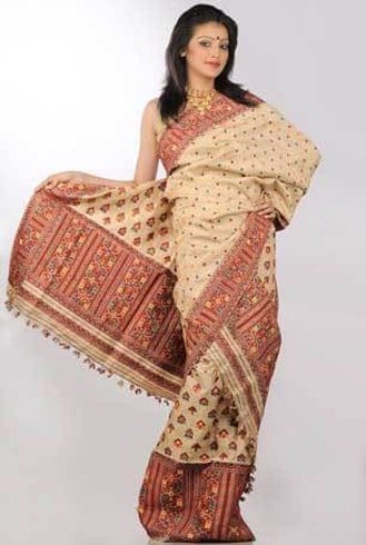 Muga Silk Sarees Designs