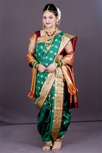 Nauvari Saree Bridal