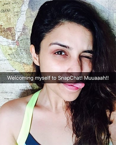 Parineeti Chopra Snapchat