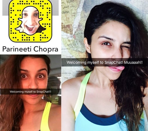 Parineeti Snapchat