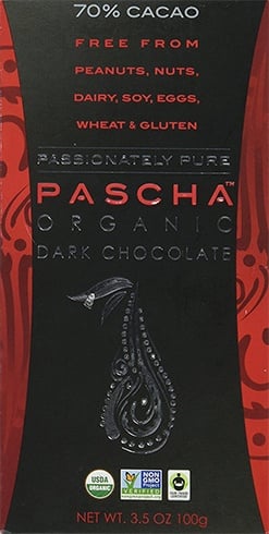 Pascha Organic Dark Chocolate