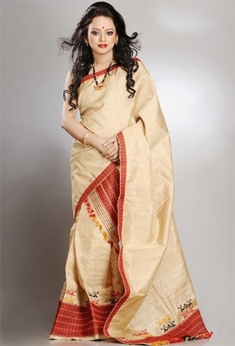 Pure Muga Silk Saree