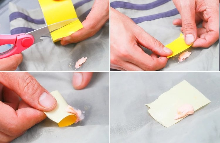 Remove Chewing Gum With Duct Tape