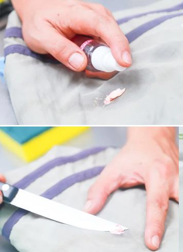 Remove Chewing Gum With Hair Spray